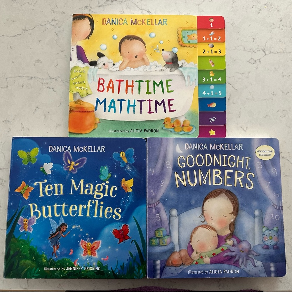 Danica McKellar Children’s Board Books (3)